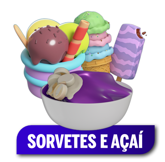 SORVETES E AÇAÍ